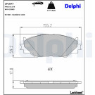 Delphi | Bremsbelagsatz, Scheibenbremse | LP1977 Delphi | Bremsbelagsatz, Scheibenbremse | LP1977