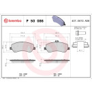 Brembo | Bremsbelagsatz, Scheibenbremse | P 50 086