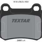 Textar Bremsbelagsatz, Scheibenbremse Q+ 2068701