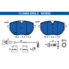 13.0460-3892.2 Bremsbelagsatz, Scheibenbremse