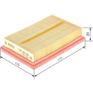 BOSCH F 026 400 438 Luftfilter