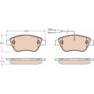 GDB1654 Bremsbelagsatz, Scheibenbremse COTEC GDB1654 Bremsbelagsatz, Scheibenbremse COTEC