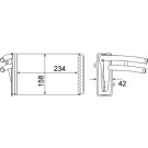 Mahle | Wärmetauscher, Innenraumheizung | AH 54 000S Mahle | Wärmetauscher, Innenraumheizung | AH 54 000S
