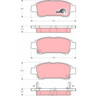 GDB3249 Bremsbelagsatz, Scheibenbremse COTEC GDB3249 Bremsbelagsatz, Scheibenbremse COTEC