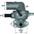 TI 133 88D Thermostat, Kühlmittel BEHR