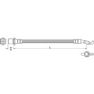 Metzger | Bremsschlauch | 4110286