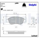 Delphi | Bremsbelagsatz, Scheibenbremse | LP2075