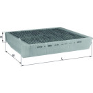 LAK 54 Filter, Innenraumluft