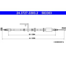 24.3727-3303.2 Seilzug, Feststellbremse