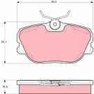 GDB460 Bremsbelagsatz, Scheibenbremse GDB460 Bremsbelagsatz, Scheibenbremse