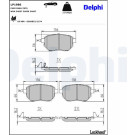 Delphi | Bremsbelagsatz, Scheibenbremse | LP1986 Delphi | Bremsbelagsatz, Scheibenbremse | LP1986