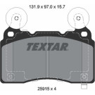 Textar | Bremsbelagsatz, Scheibenbremse | 2591501