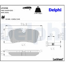 Delphi | Bremsbelagsatz, Scheibenbremse | LP1936