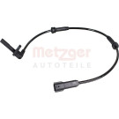 Metzger | Sensor, Raddrehzahl | 09001605