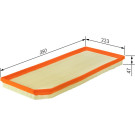 BOSCH F 026 400 181 Luftfilter