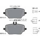Textar Bremsbelagsatz, Scheibenbremse Q+ 2621501