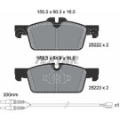 2522204 Bremsbelagsatz, Scheibenbremse Q+
