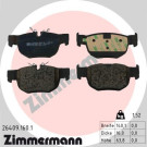 Zimmermann | Bremsbelagsatz, Scheibenbremse | 26409.160.1