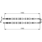 BOSCH | Seilzug, Feststellbremse | 1 987 482 102 BOSCH | Seilzug, Feststellbremse | 1 987 482 102