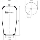 FEBI BILSTEIN 44587 Federbalg, Luftfederung