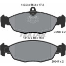 2448701 Bremsbelagsatz, Scheibenbremse Q+