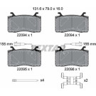 Textar Bremsbelagsatz, Scheibenbremse Q+ 2209401