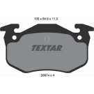 Textar | Bremsbelagsatz, Scheibenbremse | 2097401