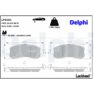Delphi | Bremsbelagsatz, Scheibenbremse | LP3251