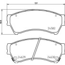 Brembo Bremsbelagsatz, Scheibenbremse PRIME LINE P 49 060