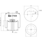 FEBI BILSTEIN 37898 Federbalg, Luftfederung