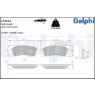 Delphi | Bremsbelagsatz, Scheibenbremse | LP3153