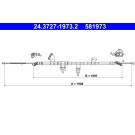 ATE | Seilzug, Feststellbremse | 24.3727-1973.2