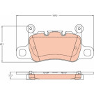 GDB2104 Bremsbelagsatz, Scheibenbremse GDB2104 Bremsbelagsatz, Scheibenbremse
