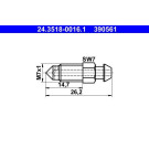 24.3518-0016.1 Entlüfterschraube/-ventil