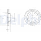 Delphi | Bremsscheibe | BG4214