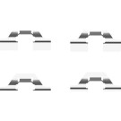8DZ 355 203-231 Zubehörsatz, Scheibenbremsbelag