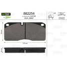 882254 Bremsbelagsatz, Scheibenbremse OPTIPACK 882254 Bremsbelagsatz, Scheibenbremse OPTIPACK