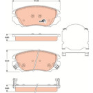 GDB1782 Bremsbelagsatz, Scheibenbremse COTEC GDB1782 Bremsbelagsatz, Scheibenbremse COTEC