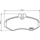 Hella | Bremsbelagsatz, Scheibenbremse | 8DB 355 008-631