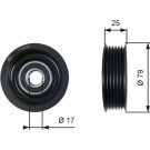 T36420 Umlenk-/Führungsrolle, Keilrippenriemen DriveAlign™