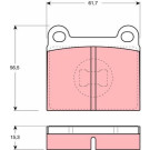 GDB648 Bremsbelagsatz, Scheibenbremse
