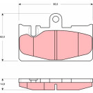 GDB3323 Bremsbelagsatz, Scheibenbremse