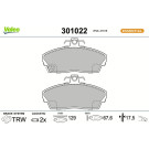 301022 Bremsbelagsatz, Scheibenbremse ESSENTIAL