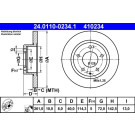 24.0110-0234.1 Bremsscheibe 24.0110-0234.1 Bremsscheibe