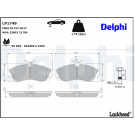 Delphi | Bremsbelagsatz, Scheibenbremse | LP1749 Delphi | Bremsbelagsatz, Scheibenbremse | LP1749