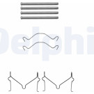 Delphi LX0306 Zubehörsatz, Scheibenbremsbelag