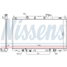 Nissens | Kühler, Motorkühlung | 68606