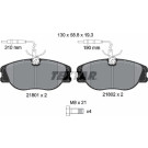 2180101 Bremsbelagsatz, Scheibenbremse Q+