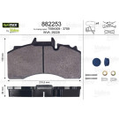 Valeo | Bremsbelagsatz, Scheibenbremse | 882253