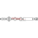 Metzger | Bremsschlauch | 4111803